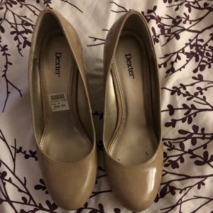 Nude wedge shoes - dexter